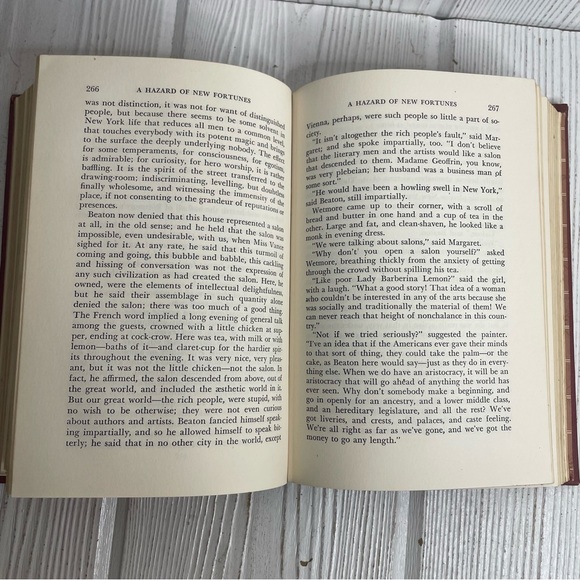 A Hazard of New Fortunes (William Dean Howells, 1952 HC) Everyman's Library - Picture 12 of 12